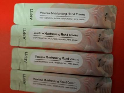 Vaseline moisturizing hand cream set of 4