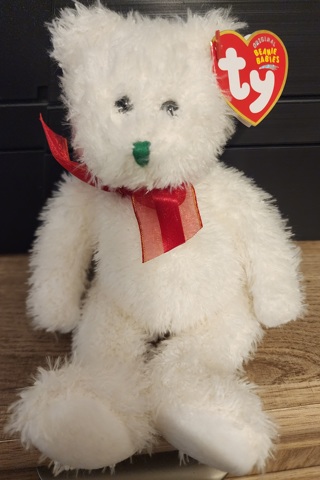 NEW - TY Beanie Baby Holiday Bear - "2004 Holiday Teddy"