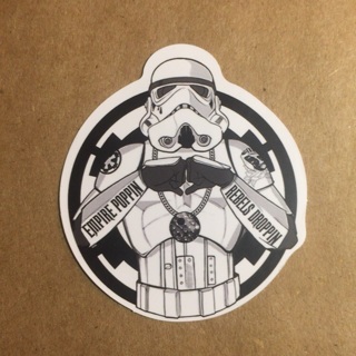 Star Wars Stormtrooper Hip Hop Style Vinyl Decal Sticker