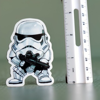Mini Stormtrooper Star Wars Vinyl Waterproof Decal Sticker