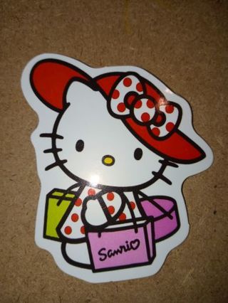 Hello kitty Cute new vinyl laptop sticker no refunds regular mail no lower very nice