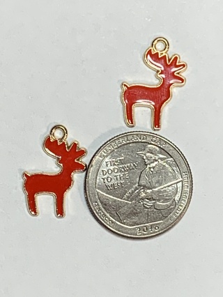 ❇CHRISTMAS CHARMS~#79~SET OF 2 CHARMS~SET 4~FREE SHIPPING❇