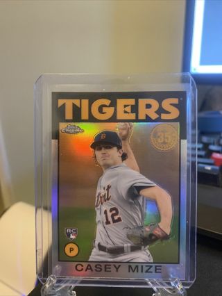 2021 Topps Chrome 1986 Topps Baseball Casey Mize #86BC-13 Rookie RC