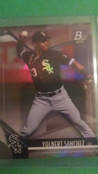 yolbert sanchez baseball card free shipping