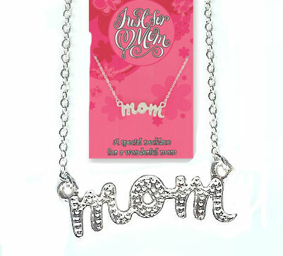 Free: Mom silver necklace carded extender pendant grandmother 18" perfect gift New