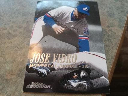 2000 SKYBOX DOMINION JOSE VIDRO MONTREAL EXPOS BASEBALL CARD# 146