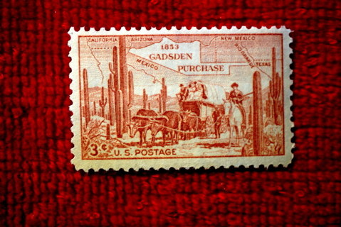  Scotts #1028 MNH/OG 1953 "Pioneers & Map of Purchase" U.S. Postage Stamp. 