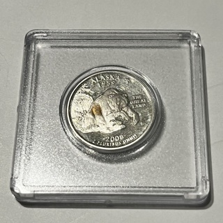 Circulated 2008 S Alaska Silver Proof State quarter 