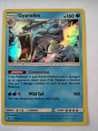 Gyarados 20/70 rare holo nm pokemon