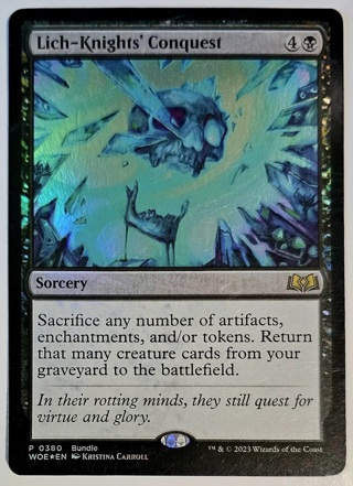 MTG Lich-Knights' Conquest Wilds of Eldraine 0096 Foil Rare