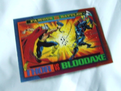 1993 Thor VS Bloodaxe Marvel Comics Skybox Card #170