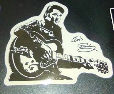Elvis band sticker for PS4 Xbox One laptop computer hard hat toolbox Luggage