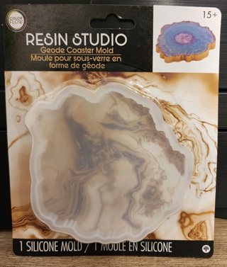NEW - Resin Studio - Geode Coaster Mold