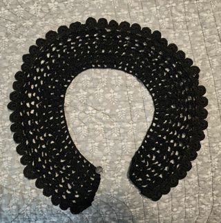 Crocheted Collar in Black