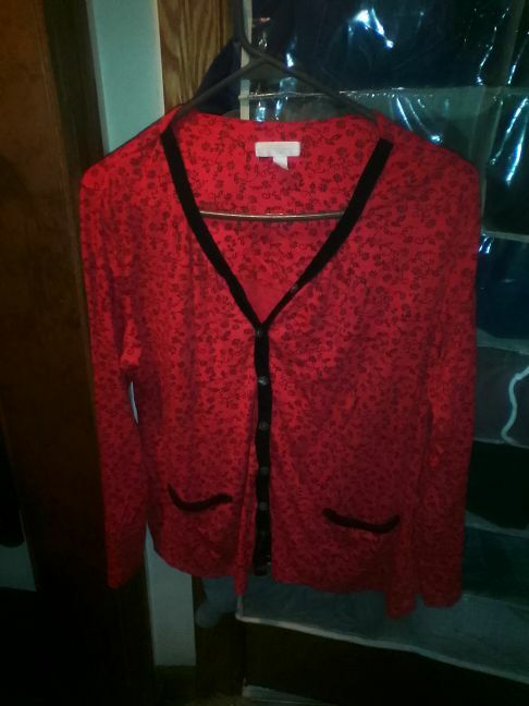 Free: Red w black flowers Pj's ~ secret treasures brand ~