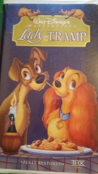 vhs lady and the tramp freee shipping