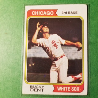 1974 - TOPPS BASEBALL CARD NO. 582 - BUCKY DENT - WHITE SOX - NRMT+