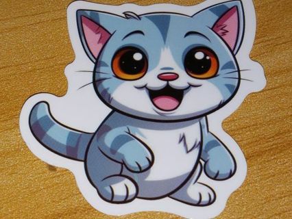 Cat Cute new 1⃣ nice vinyl lab top sticker no refunds regular mail high quality!