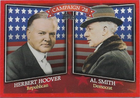  2008 Topps Historical Campaign Match-Ups #1928 Herbert Hoover/Al Smith