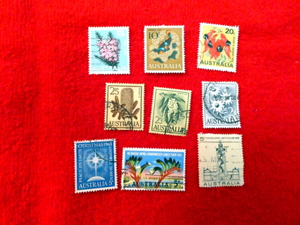  9 - All Different Australia Postage Stamps # 4. 