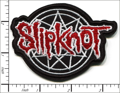 1 Slipknot IRON ON PATCH Band Embroidered Applique Adhesive Badge FREE SHIPPING