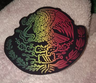 Rainbow eagle sticker