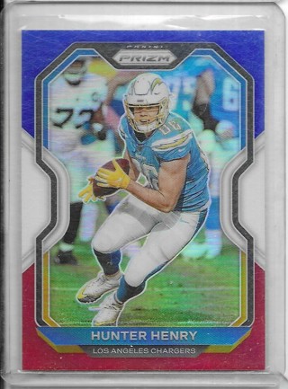 Hunter Henry 2020 Prizm Prizms Red White & Blue #141