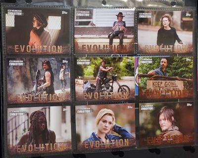 9 Walking Dead Evolution Cards