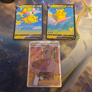 3 Cards from Pokemon Celebrations Set