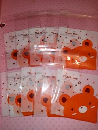 Bear cello bags 10 PC 7*3 cm no refunds I send all regular mail win 2 or more get bonus last one