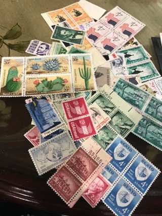 Used US stamps lot....clean w/light or no cancellation marks....large lot