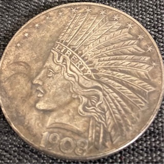 1907 $10 coin