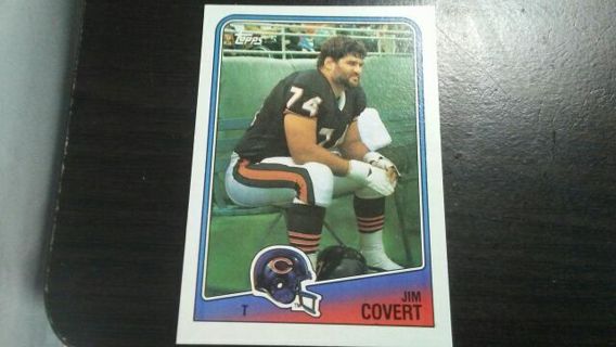 1988 TOPPS JIM COVERT CHICAGO BEARS FOOTBALL CARD# 76