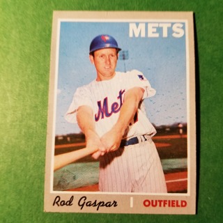 1970 - TOPPS BASEBALL CARD NO. 371 - ROD GASPAR - METS