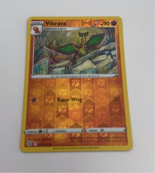 Pokemon Card - Vibrava reverse halo