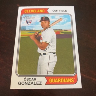 2023 Topps Heritage - [Base] #382.1 Óscar González