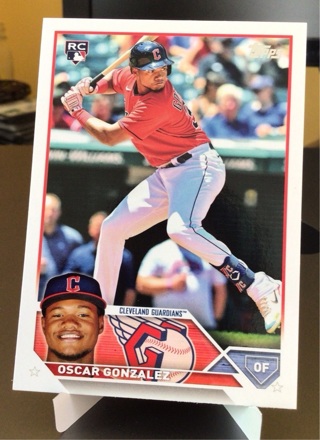 Oscar Gonzalez RC Card Topps Baseball Card 