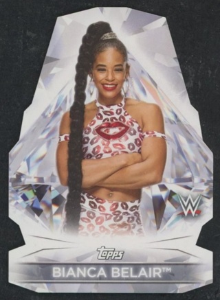 2021 WWE Womens Division Diamond Die-Cut Insert Bianca Belair #DC-5