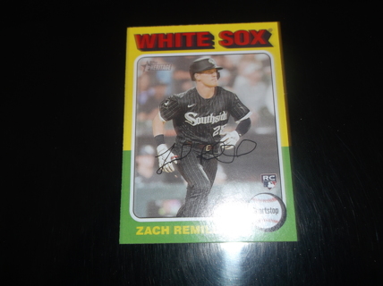 2024 Topps Heritage   Zach Remillard   rookie  card  #  402   Chicago White Sox