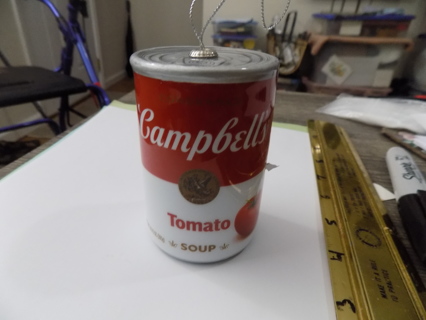 4 inch tall acrylic Campbells Can of tomato soup ornament