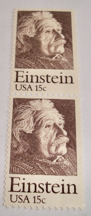 Scott #1774, Einstein, 2 Useable 15¢ US Postage Stamps. Has Original Gum.