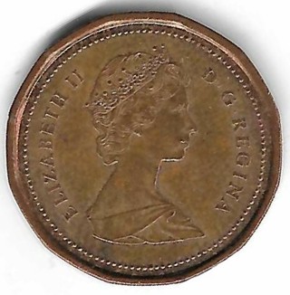 1986 Canada 1 Cent Coin