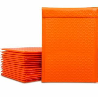 ⭕(1) 4×8" ORANGE BUBBLE MAILER⭕