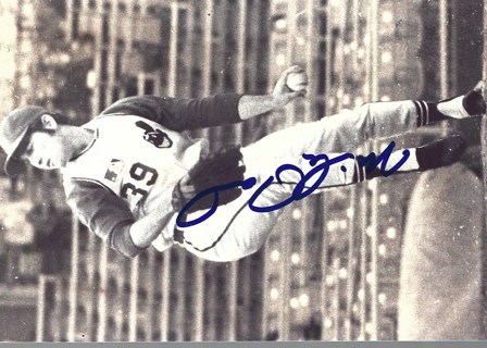 4" x 6" Photo Card, Signed-Autographed, Mike Paul, Cleveland Indians