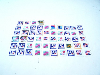 Nonprofit Org Postage Stamps set of 54 cancelled/uncancelled still on paper