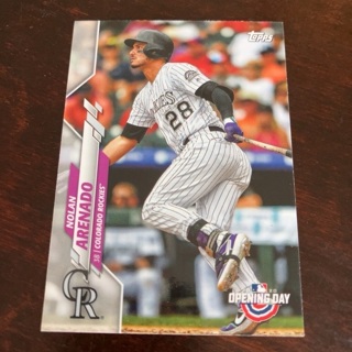 2020 Topps Opening Day - [Base] #38.1 Nolan Arenado (White Jersey)