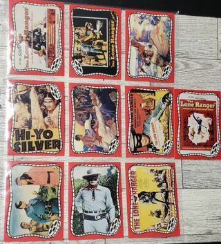 10 Lone Ranger Cards! 1993