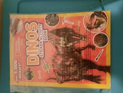 Dino sticker activity book