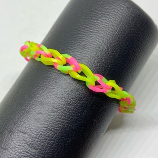 ⭐️ Yellow and Pink rainbow loom bracelet NEW ⭐️