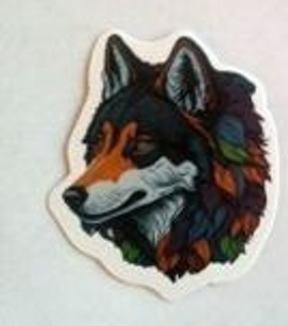 Wolf Sticker # 2